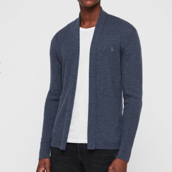 all saints merino wool cardigan